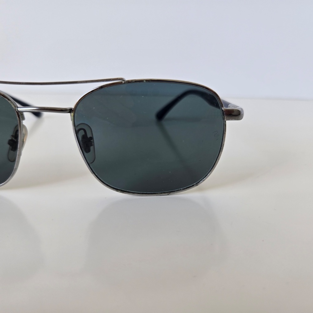 Ray-Ban Gunmetal Frame Sunglasses Blue Lens - Picture 6 of 13